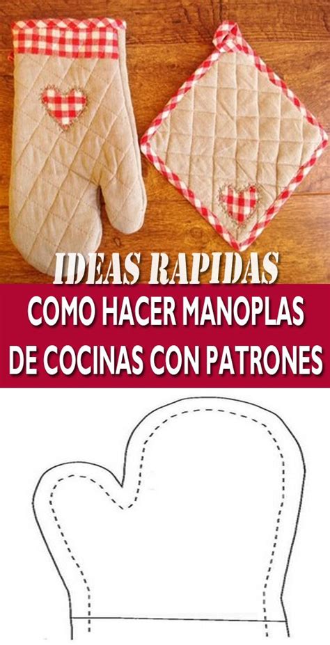 Curso Gratis De Costura Como Hacer Manoplas De Cocinas Con Patrones