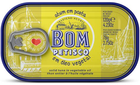 Atum Em Posta Em Leo Vegetal G Bom Petisco Conserva O Que Bom