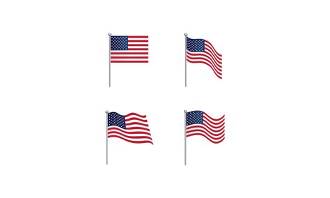 Usa Flag United States America Usa Flag Icon 10801323 Vector Art At