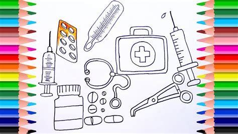 Medical Kit Drawing