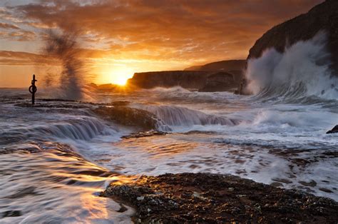 Sunrise at Ballintoy