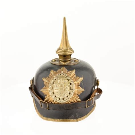 Mannschaftshelm Pickelhaube Wie Er Ab 1897 98 Im Mecklenburgischen