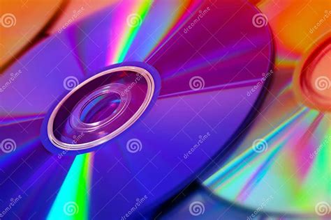 Colorful Compact Discs Stock Photo Image Of Download 35900586