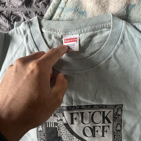 Supreme Fuck Off Tee Size Large 8 10 Condition Depop