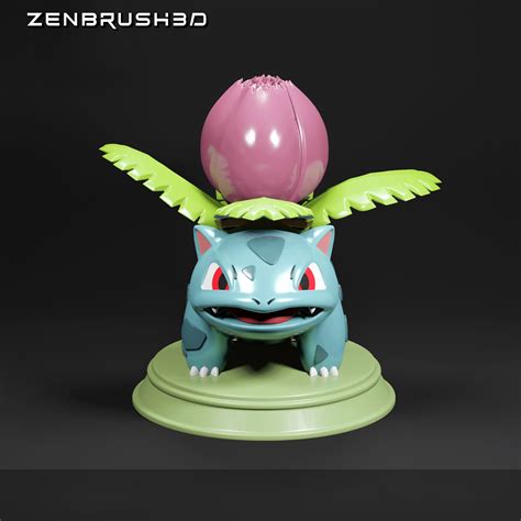 BULBASAUR EVOLUTION pokemon 3D model 3D printable | CGTrader