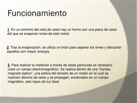 PPT Reloj Atómico de Cesio PowerPoint Presentation free download