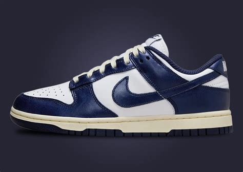 The Women S Exclusive Nike Dunk Low Vintage Midnight Navy Drops August