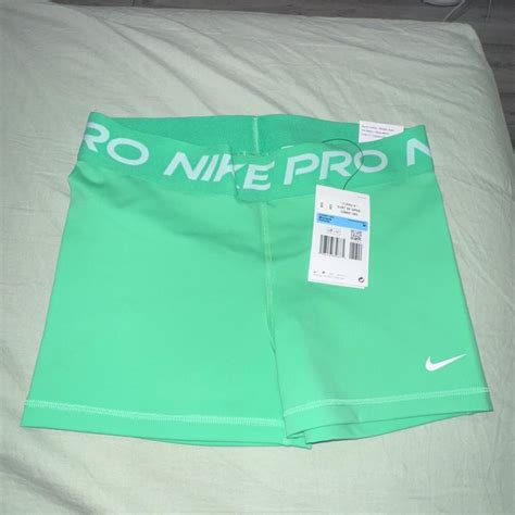 Nike Pro Womens Shorts 3” Length Green Size Depop