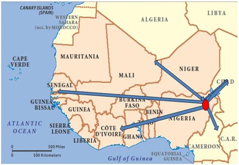 Spread Of Lassa Fever From Lassa Village Nigeria To West Africa And