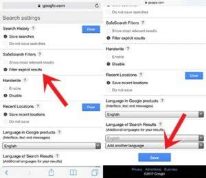 Comment activer la recherche sécurisée sur le téléphone Meetivia