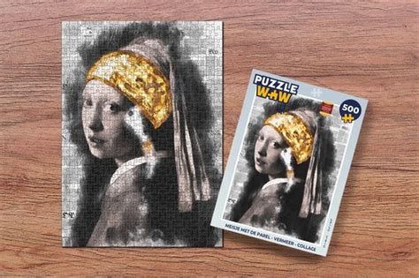 Puzzel Meisje Met De Parel Vermeer Collage Legpuzzel Puzzel