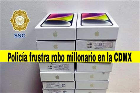 Policías frustran robo millonario en la CDMX Noticias NR