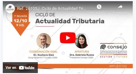 CPCECABA Ciclo De Actualidad Tributaria Octubre 2022 TRIBUTUM