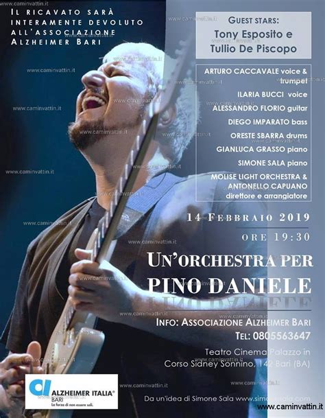 Un Orchestra Per Pino Daniele Tony Esposito E Tullio De Piscopo Al