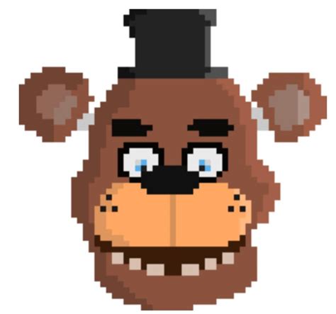 Pixel Art Freddy R Fivenightsatfreddys