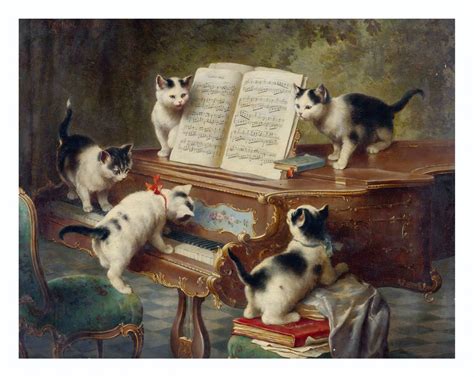 cats vintage art paintings  stock photo public domain pictures