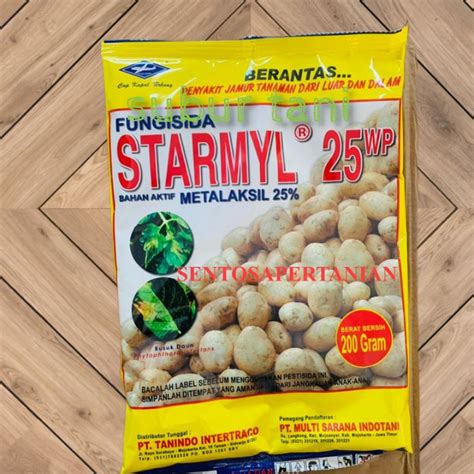 Jual Fungisida Metalakasil STARMYL 25 WP 200gram Shopee Indonesia