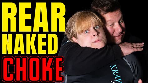 How To Defend Against Rear Naked Choke Krav Maga Principles YouTube