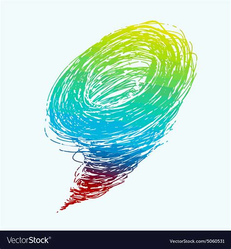 Symbol Hurricane Royalty Free Vector Image VectorStock