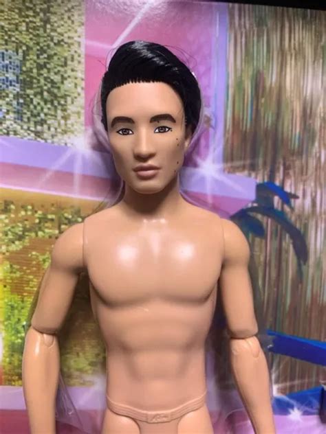 BARBIE THE MOVIE Nude Ken In White Gold Doll Mattel EXCLUSIVE Simu Liu Brand New