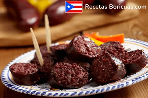 Morcilla Recetas De Puerto Rico