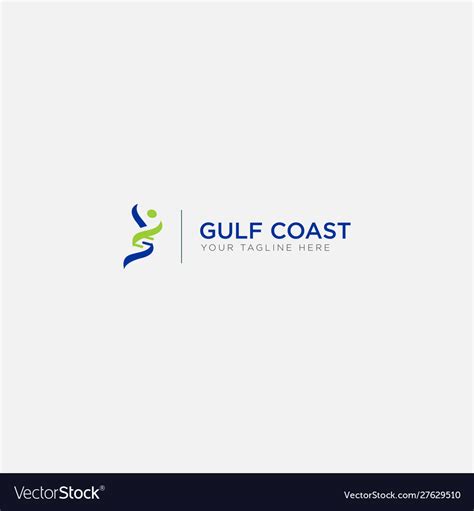 Active yoga gulf coast logo designs modern Vector Image