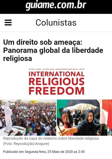 Um Direito Sob Amea A Panorama Global Da Liberdade Religiosa Anajure