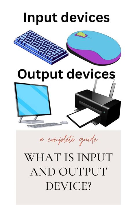 An Image Of Computer Equipment With Text That Reads What Is Output And