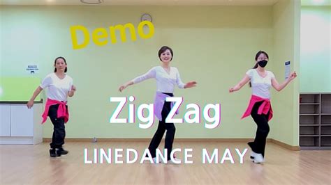 Zig Zag Line Dance Intermediate Demo Youtube