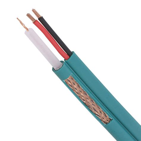 Green Coaxial Wire Kx C Coaxial With Power Tv Cable Coaxial Wire