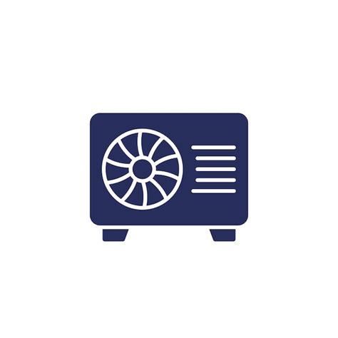 premium vector heat pump icon  white