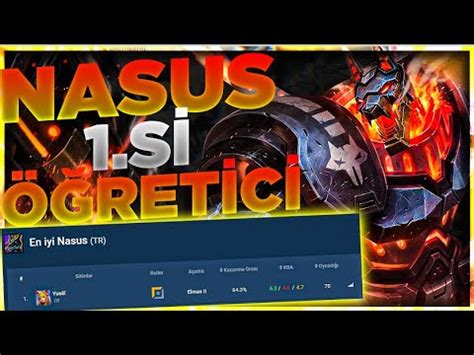 Yeni Nasus Si Retici Nasus Rehberi Yuseiaatrox Youtube