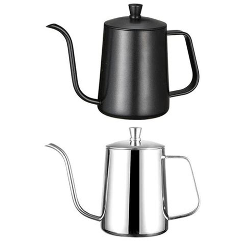 Jual Kettle 600 Ml Teflon Alat Seduh Teko Kopi V60 Leher Angsa Manual