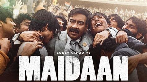 Ahead Of Maidaan Trailer Release Ajay Devgn Drops New Poster Of His Upcoming Films