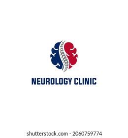 Modern Logo Neurology Clinic Stock Vector Royalty Free