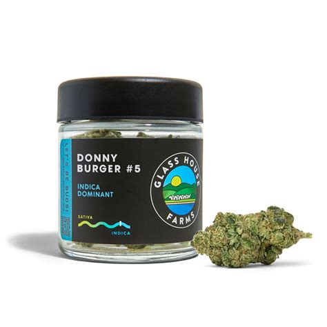 Donny Burger Indica Flower Glass House Farms