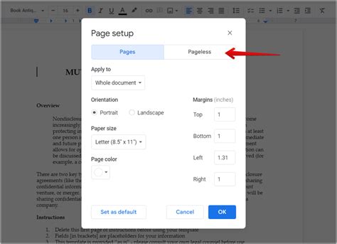 How To Make A Pageless Document On Google Docs On Desktop And Mobile