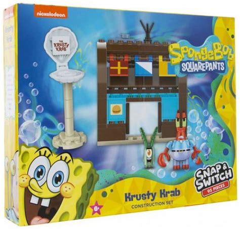 Spongebob Squarepants Toy Snap Switch Krusty Krab Construction Set