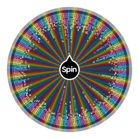 All Countries Of The World Spin The Wheel App