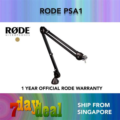 Rode PSA1 Professional Studio Boom Arm For Broadcast Microphones