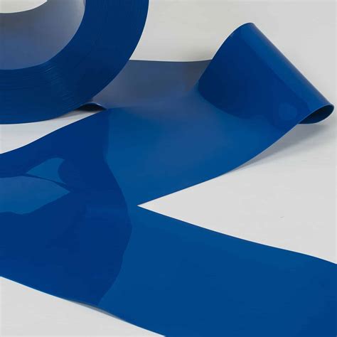 Pvc Stroken Gordijn Blauw Op Rol 50m 200x2mm Shop Efd