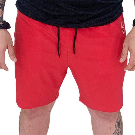 Mens Shorts Red Constantly Varied Gear