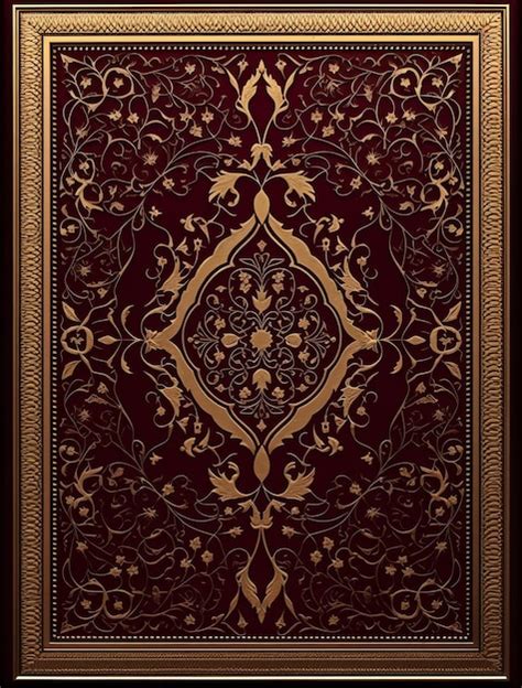 Premium Photo Ornate Gold Book Covers Digital Papernotebook Cover