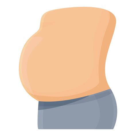 Fat Belly Icon Cartoon Vector Body Health 22864491 Vector Art At Vecteezy