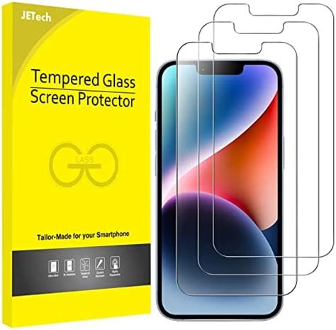 JETech Protector De Pantalla Cobertura Completo Para IPhone 14 Plus 6 7