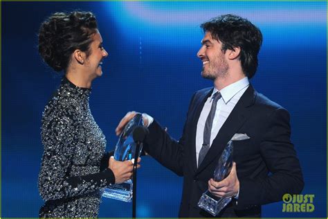 Ian Somerhalder And Nina Dobrev Joke About Their Breakup At Peoples