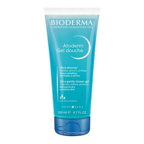 Bioderma Atoderm Gentle Shower Gel 200ml Inish Pharmacy Ireland