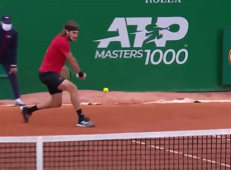 Hot Shot Stefanos Tsitsipas And His Amazing Backhand Against Davidovich Fokina In Monte Carlo