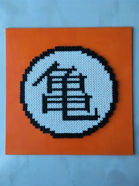 Pixel Art Perles A Repasser Tableau Symbole Dragon Ball Eur