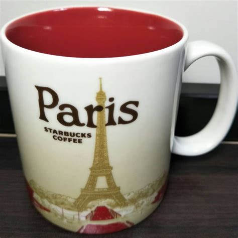 星巴克城市杯 巴黎 Icon 16oz 1代 Starbucks Paris Icon Mug Sku 蝦皮購物